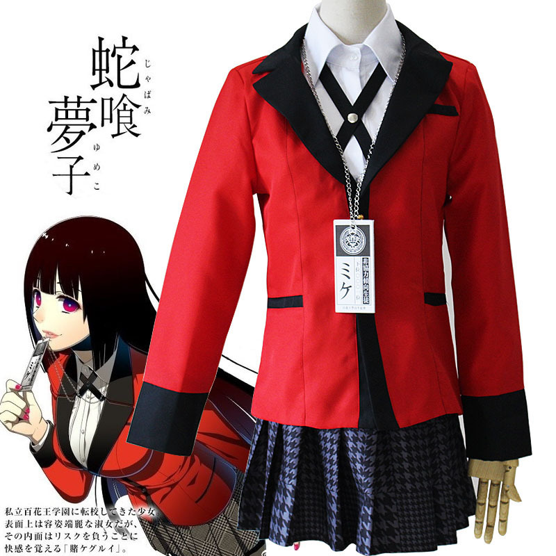 Jabami Yumeko Cosplay Compulsi - Anime Cosplay Yumeko incelemesi ve fiyatı
