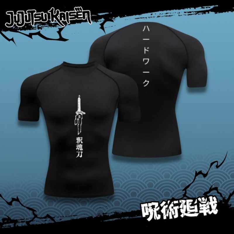 Toji Compression Shirt Sportsw - Black Clover Grimoire incelemesi ve fiyatı