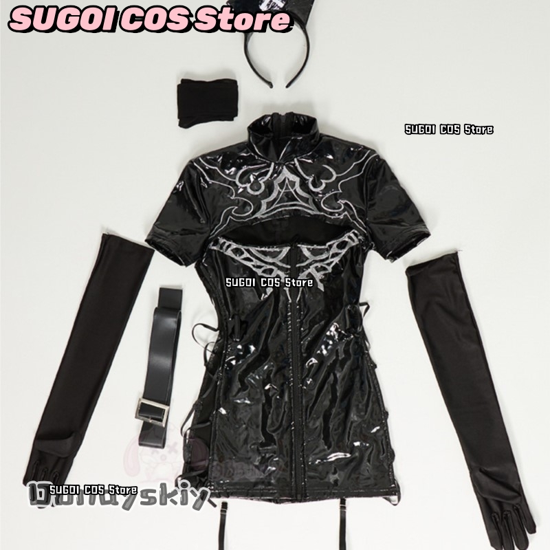 SUGOI@NieRut omata 2B Gothic N - Anime Cosplay Bikini incelemesi ve fiyatı